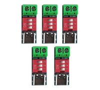 VOANZO Lot de 5 modules de Carte de déclenchement USB-C PD PD/QC pour Charge Rapide USB Type-C vers Module d'amplification d'alimentation 5 V 9 V 12 V 20 V pour Charge à Grande Vitesse