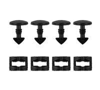 VOANZO Lot de 6 Paires d'inserts de Fixation pour œillet de remorquage de Pare-Chocs arrière - Clips de Fixation durables pour Couvercle de remorquage et Clips de retenue de Voiture pour l'entretien