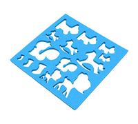 VOANZO Lot de 7 Matrices de Feutre de Laine DIY Craft Aiguille Feutre Laine Craft Pattern Applique Crafts (Coloré)