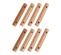 VOANZO Lot de 8 tendeurs de Corde à Vent en Bois à Double Trou, Attache de Corde de hamac, Boucle de réglage de Corde à Vent, Convient pour Tente extérieure, auvent, Camping, randonnée