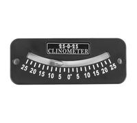 VOANZO Mini inclinomètre, clinomètre d'angle 25-0-25, Mini rapporteur, clinomètre, goniomètre pour itinéraires maritimes