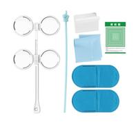 VOANZO Miroir d'entraînement au réglage de la Vision Reverse Shot Ophtalmologie Inverseur Flipper Optique Lentille Flipper Optique Test de lentille d'essai Flipper Ensemble (±200°)