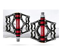 VOANZO Pédales de vélo, Pédales de vélo en Aluminium antidérapantes Pédales de vélo de Montagne durables, VTT BMX Pédales de vélo