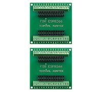 VOANZO pièces ESP8266 Carte de dérivation GPIO 1 en 2 borne à vis Compatible avec ESP8266 ESP12E Bloc Carte de développement de microcontrôleur PCB