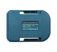 VOANZO pour Batterie Lithium-ION Makita 18V avec Adaptateur de Chargeur de Source d'alimentation de téléphone USB avec Support de Charge Rapide Type-c (Adaptateur Uniquement)