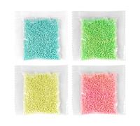 VOANZO Sable lumineux 4 sacs 10 g sac réutilisable sable lumineux aquarium sable bricolage pierre lumineuse bouteille de souhait gravier décoratif pour la décoration de la maison et du jardin des fées