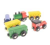 VOANZO Set de 6 piezas Ensambla las tiras y tira del pequeño tren magnético para niños Habitación Bar Restaurante Balcón Decoración