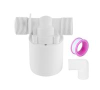 VOANZO Vanne de contrôle Automatique du Niveau d'eau de 3/4 Pouces, vanne à Flotteur en Plastique, économiseur d'eau avec Filtre d'entrée, coude de Sortie pour Une Conservation Efficace de l'eau