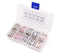 VOANZO100pcs kit Assorti de fusibles à Tube en céramique à soufflage Rapide 240v 1A3A5A10A13A (6.3x25mm)
