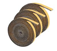 Voarge 1 bande d'étanchéité autocollante ignifuge pour poêles, cheminées, poêles à bois, fumoirs (3 mm x 10 mm x 2 m)