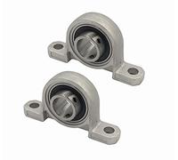 Voarge 2 pièces en alliage de zinc support d'arbre de roulement (taille : 20mm) KP004 roulements, roulement avec support utilisé pour fraiseuse, imprimante 3D, bricolage