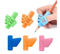 Voarge 6 Pièces Guide Doigts Ecriture Enfant, Guide Doigt en Silicone, Pencil Grips for Kids Ergonomique Aide Ecriture Pour Enfant Adulte Besoins Étudiants