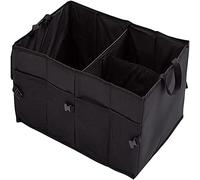 Voarge Coffre de coffre pliable en tissu Oxford noir, Caisse rangement accessoire voiture
