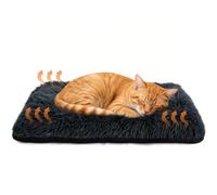 Voarge Coussin Auto-Chauffant Voyage Chat & Chien, Coussin Auto-Chauffant Voyage, Couverture Chat avec Dessous Non-Glissant, Tapis Thermique Lit Animaux de Compagnie Couchage sans électricité, Lavable