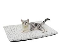Voarge Couverture auto-chauffante pour chat et chien - Couverture thermique silencieuse - Lavable et moelleuse - Auto-chauffante - 60 × 45 cm