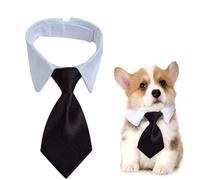 Voarge Cravate pour Chien, Collier de Chien réglable avec Fermeture Velcro, nœud Papillon de Mariage pour Animaux de Compagnie, nœud Papillon Formel pour Chiot, Collier de Smoking, Cravate de Costume