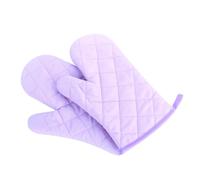 Voarge Gants de cuisine en coton/polycoton violets, 1 paire (Lilas)