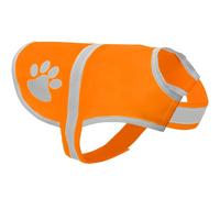 Voarge Gilet de Sécurité Réfléchissant pour Chien, Haute visibilité, Veste réfléchissant Vest de sécurité Veste d'animal de Compagnie pour Nuit à l'extérieur (Orange, M)