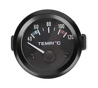 Voarge Instruments de voiture, 12 V, 5 cm, universel, pointeur de température de l'eau de voiture, capteur numérique LED universel