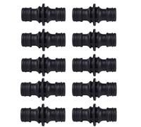 Voarge Lot de 10 raccords rapides de tuyau 1/2" pour raccordement de tuyaux, outils de jardin, tuyaux, 10 pièces