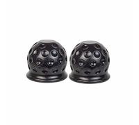 Voarge Lot de 2 capuchons universels en caoutchouc pour barre de remorquage - 50 mm - Résistants au lavage de voiture - Protection contre l'abrasion et la saleté
