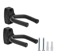 Voarge Lot de 2 crochets muraux pour guitare Compatible avec toutes les tailles de guitares et violons