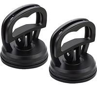 Voarge Lot de 2 extracteurs de bosses à ventouse - Outil de démontage - Mini ventouse pour verre - Petit support à ventouse - Pour voiture - 6 cm - Noir