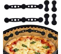 Voarge Lot de 6 aimants pour papier sulfurisé Airfryer, boucle de fixation magnétique en silicone, pour fixer du papier sulfurisé jetable