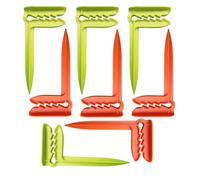 Voarge Lot de 8 clips pour serviettes de plage, serviettes de plage, couverture de pique-nique, fixation de serviettes, idéal pour la plage, les voyages, le camping et plus encore, vert, orange
