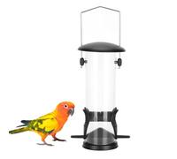 Voarge Mangeoire pour oiseaux, à suspendre, en métal, pour l'extérieur, oiseaux sauvages, moineaux, rouge-gorges, 21,5 x 7 cm