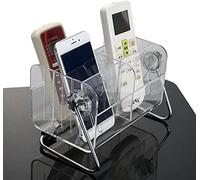 Voarge Organisateur de télécommandes, 6 emplacements, acrylique transparent, TV et climatisation, rangement