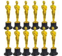 Voarge Trophées en Plastique Personnalisables, 12 Pièces, pour Football, Enfants, Écoles, Fêtes et Célébrations