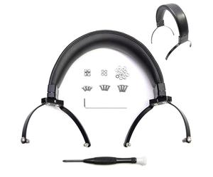 Voarmaks Amiron Bandeau de rechange en cuir véritable entièrement métallique compatible avec Beyerdynamic DT700 DT770 DT880 DT900 DT990 DT1990 DT1770 DT860 T1 T5