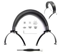 Voarmaks Bandeau en cuir d'agneau véritable entièrement en métal compatible avec casque Hifiman Arya Ananda Edition XS X HE1000se HE1000 V2 Jade II, Arya Organic/Ananda Nano