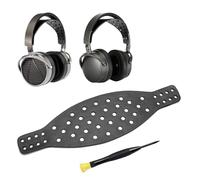 Voarmaks Bandeau Large en Cuir d'agneau Compatible avec Le Casque de Jeu Audeze Maxwell et Le Casque Professionnel Audeze MM-100, Cuir Double Face de qualité supérieure fabriqué à la Main