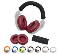 Voarmaks Coussinets d'oreille et bandeau en cuir protéiné souple et épais - Kits de rechange compatibles avec casque DJ Pioneer HDJ-X5 X5BT HDJ-X7 X7BT HDJ-X10 - Rembourrage en mousse à mémoire de