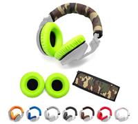 Voarmaks Coussinets d'oreille et bandeau en cuir protéiné souple et épais - Kits de rechange compatibles avec casque DJ Pioneer HDJ-X5 X5BT HDJ-X7 X7BT HDJ-X10 - Rembourrage en mousse à mémoire de