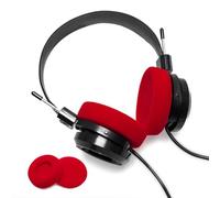 Voarmaks Coussinets en mousse compatibles avec casques Sennheiser HD414 Grado SR60 SR60i SR80 SR80i SR80e SR125 SR225 SR325 SR SRI RS Series PS1000 GS1000 Rouge