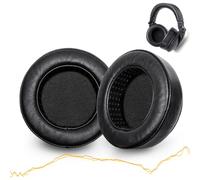 Voarmaks HDJ X7 HDJ X5 HDJ X10 Coussinets de rechange compatibles avec casques DJ Pioneer HDJ-X7, HDJ-X5 et HDJ-X10 - Cuir d'agneau luxueux et mousse à mémoire de forme à rebond lent pour un confort