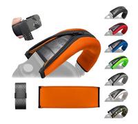 Voarmaks HDJ X7 Housse de coussin de rechange compatible avec casque Pioneer HDJ-X5 X5BT HDJ-X7 X7BT X7S HDJ-X10 HDJ1000 HDJ1500 HDJ2000 DJ - Bande de protection pour bandeau (orange)