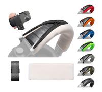 Voarmaks HDJ X7 Housse de coussin de rechange compatible avec casque Pioneer HDJ-X5 X5BT HDJ-X7 X7BT X7S HDJ-X10 HDJ1000 HDJ1500 HDJ2000 DJ - Bande de protection pour bandeau (blanc)