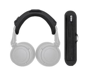 Voarmaks Housse de coussin compatible avec casque Beyerdynamic DT 240 Pro, DT240 Pro, AVENTHO 300 sans fil, coussin doux de 6 mm d'épaisseur, fermeture éclair sans oscillation, avec boucle de