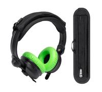 Voarmaks Housse de coussin pour bandeau compatible avec casque DJ Sennheiser HD 25 léger, casque sans fil HD 250BT, coussin épais pour soulager la pression, fermeture éclair sans oscillation, avec
