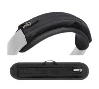 Voarmaks Housse de coussin pour casque Marshall Major V, Major IV, Major III, Monitor III, Monitor II, coussin doux de 6 mm d'épaisseur, fermeture éclair sans oscillation, avec boucle de suspension