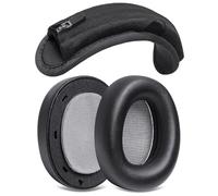 Voarmaks Kit de coussinets de rechange à clipser pour casque Beyerdynamic Lagoon ANC, cuir protéiné et mousse à mémoire de forme à rebond lent pour un confort haut de gamme (noir)