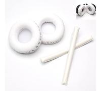 Voarmaks Kit de coussinets en mousse pour casque Sennheiser HD25 HD250BT HD25-ll HD25S Il HMD25 (blanc plus épais)