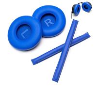 Voarmaks Kit de coussinets en mousse pour casque Sennheiser HD25 HD250BT HD25-ll HD25S Il HMD25 (Bleu LR)