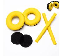 Voarmaks Kit de coussinets en mousse pour casque Sennheiser HD25 HD250BT HD25-ll HD25S Il HMD25 (Jaune)