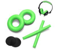 Voarmaks Kit de coussinets en mousse pour casque Sennheiser HD25 HD250BT HD25-ll HD25S Il HMD25 (Vert)
