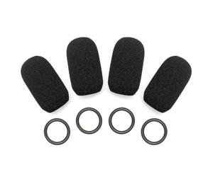 Voarmaks Kit de housses de micro en mousse compatible avec SteelSeries Arctis Nova Pro, Drop, EPOS Sennheiser PC38X, Plantronics/NACON RIG 400/700 HX, Xbox Wireless, lot de 4 housses en mousse et 4